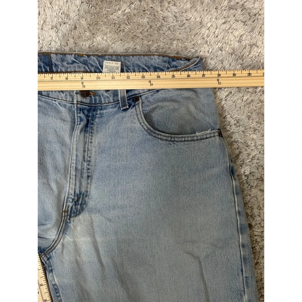 Vintage Levis 560 Loose Fit Tapered Leg‎ Jeans Light Wash Denim USA Made 36x32
